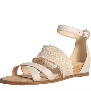 Nine West Vernell Fringe Sandals 6.5M